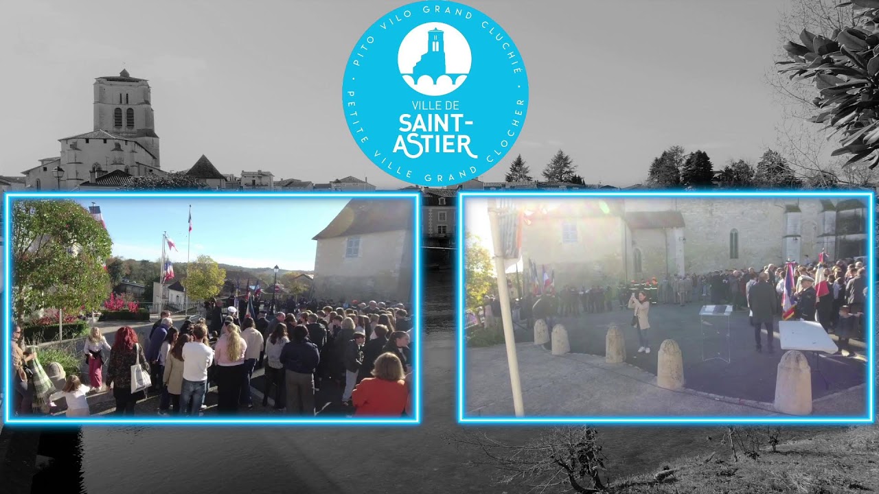 Cérémonie commémorative de l'Armistice du 11 novembre 1918  mairie de saint-astier le 11/11/2025