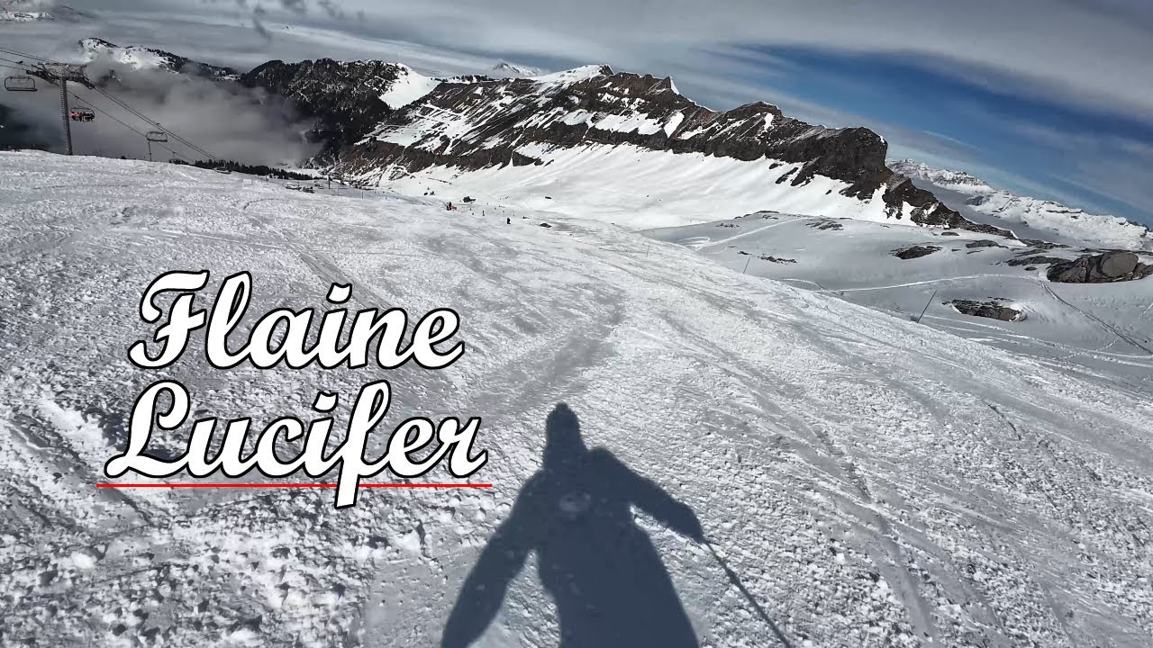 Skiing in Flaine - Lucifer | 2km Red slope