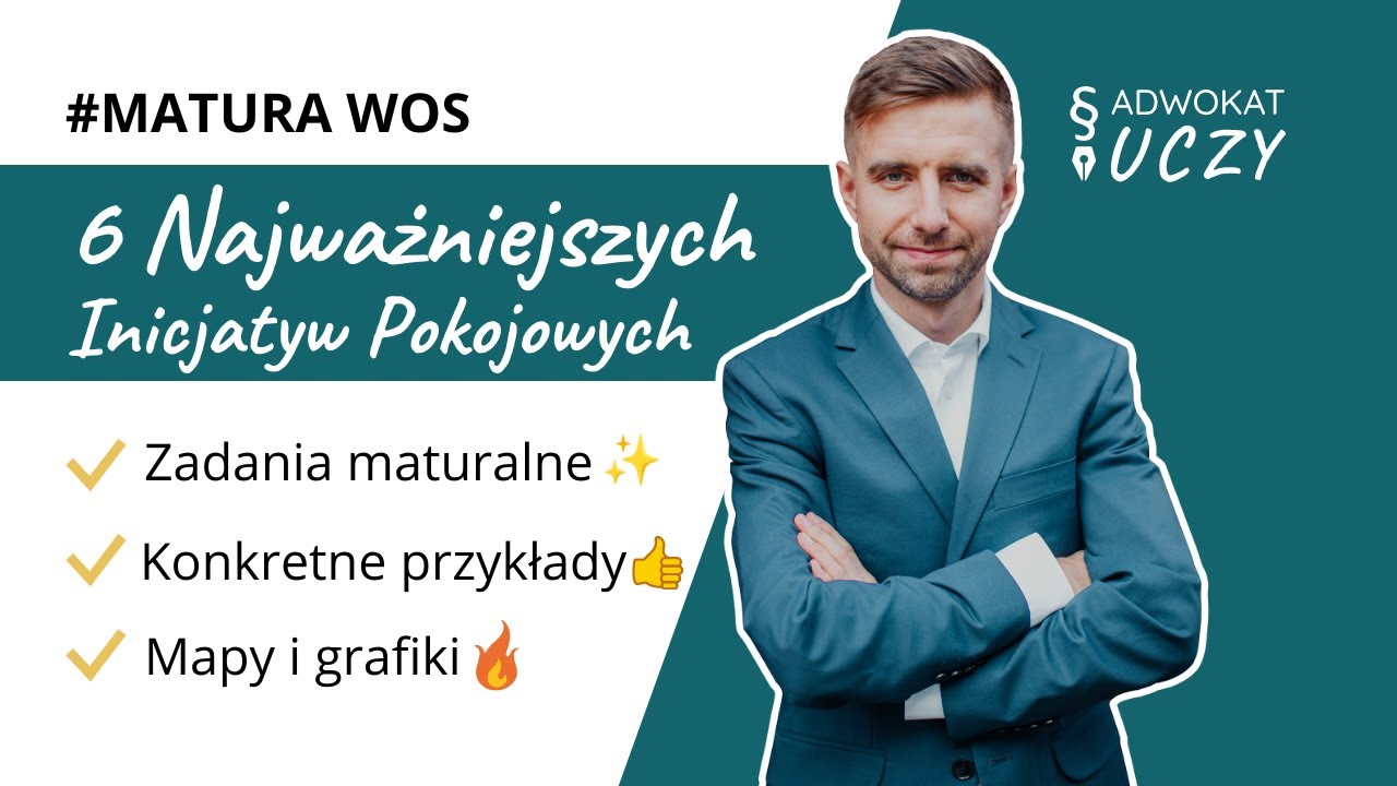 Matura WOS | KONFLIKTY: 6 Najważniejszych inicjatyw pokojowych