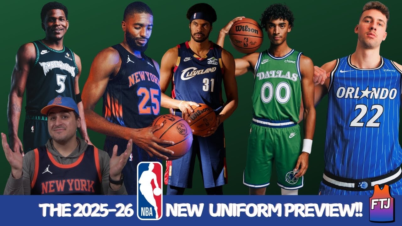 Every NEW NBA Jersey for the 2025-26 Season | FTJ New Season Uniform Preview!