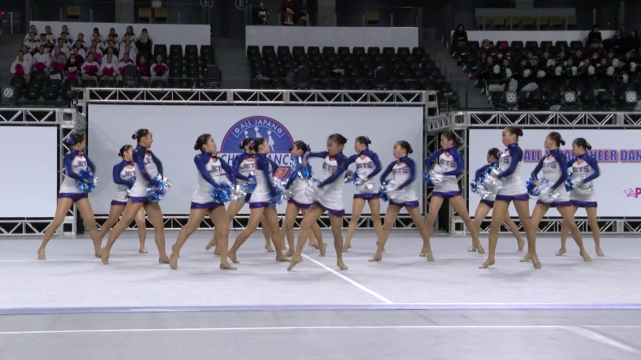 福井商業高等学校チアリーダー部 JETS Blue in 全日本チアダンス選手権大会 2019 決勝大会