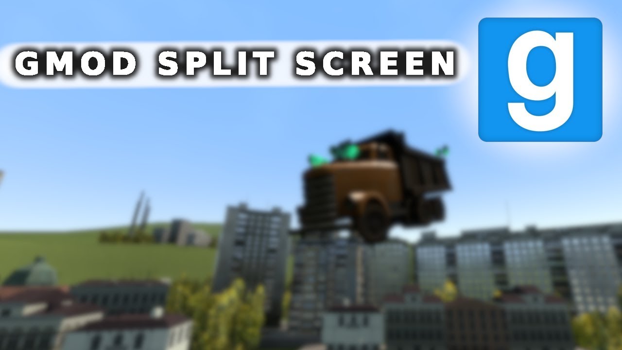 Разделенный экран в Gmod с возможностью использования нескольких клавиатур, мышей и контроллеров ...
