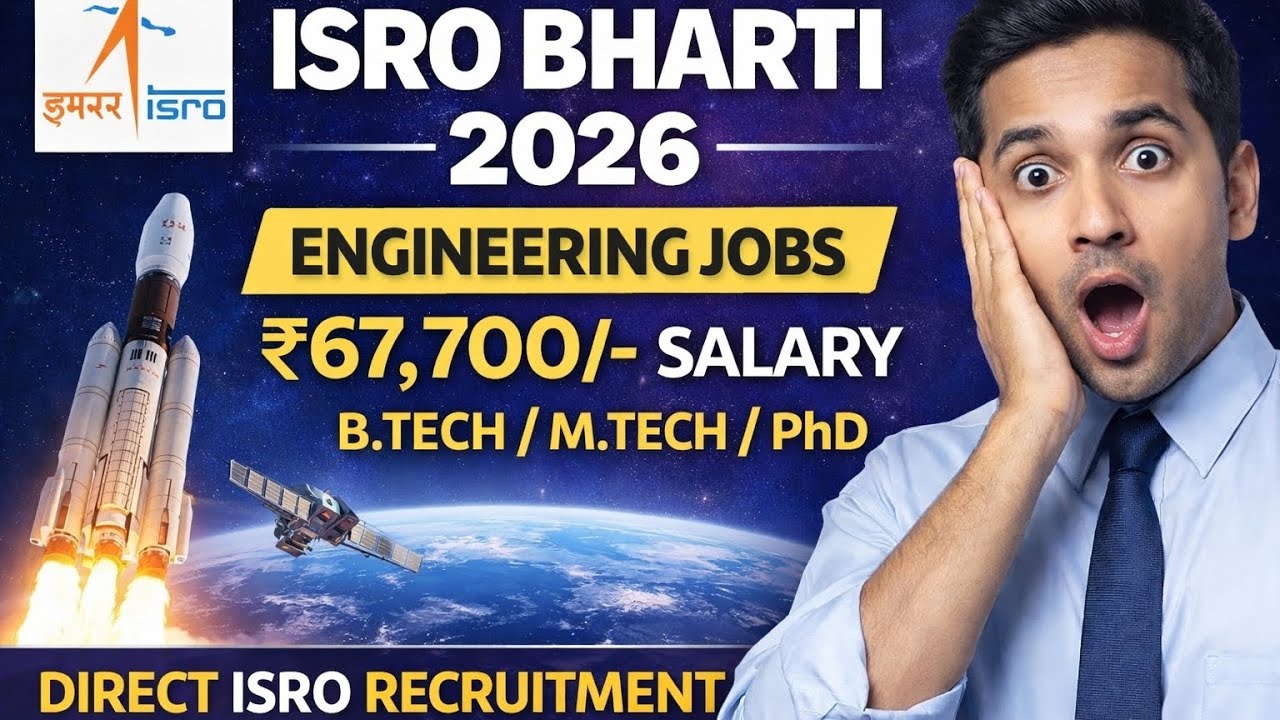 ISRO URSC RECRUITMENT 2026 | MERIT BASED GOVERNMENT JOBS