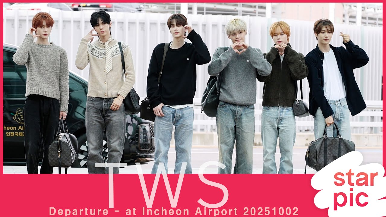 TWS(투어스) '상큼한 하트' [STARPIC] / TWS Departure - at Incheon Airport 20251003