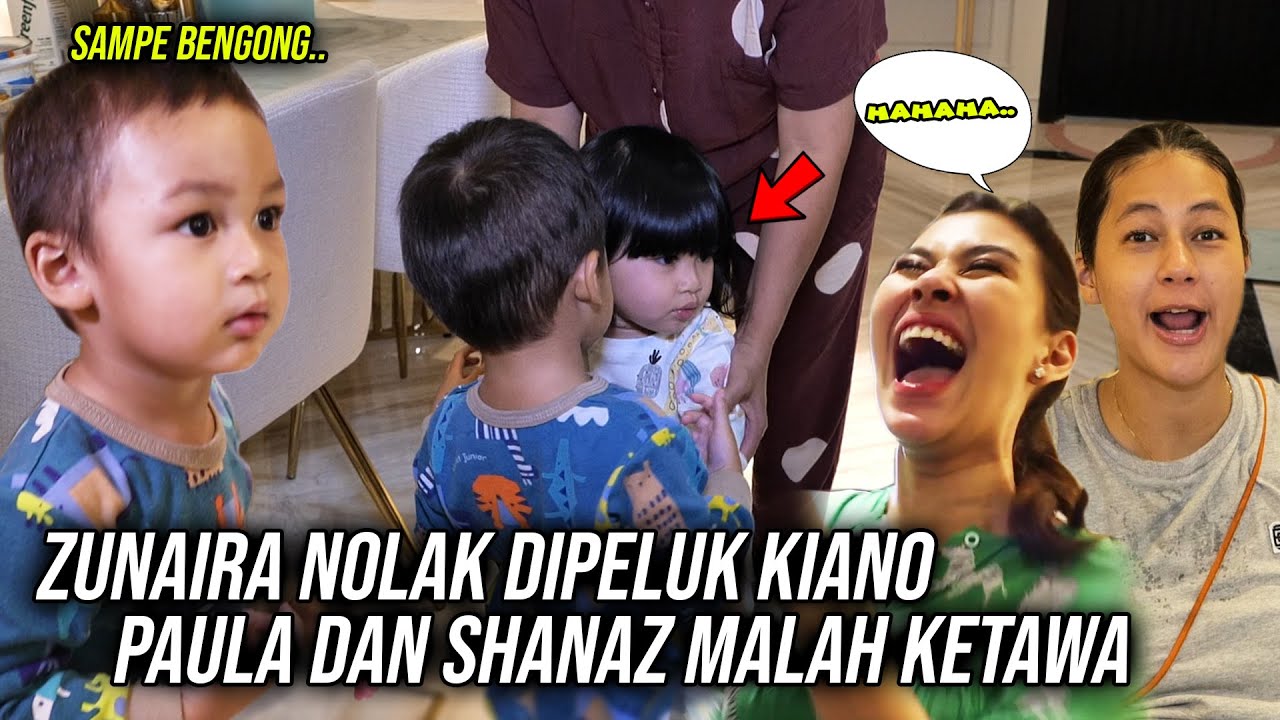 KIANO BENGONG ,  CUMA ZUNAIRA YANG NOLAK DIPELUK ‼️ MAMAH2 PADA KETAWA NGELIATNYA ..