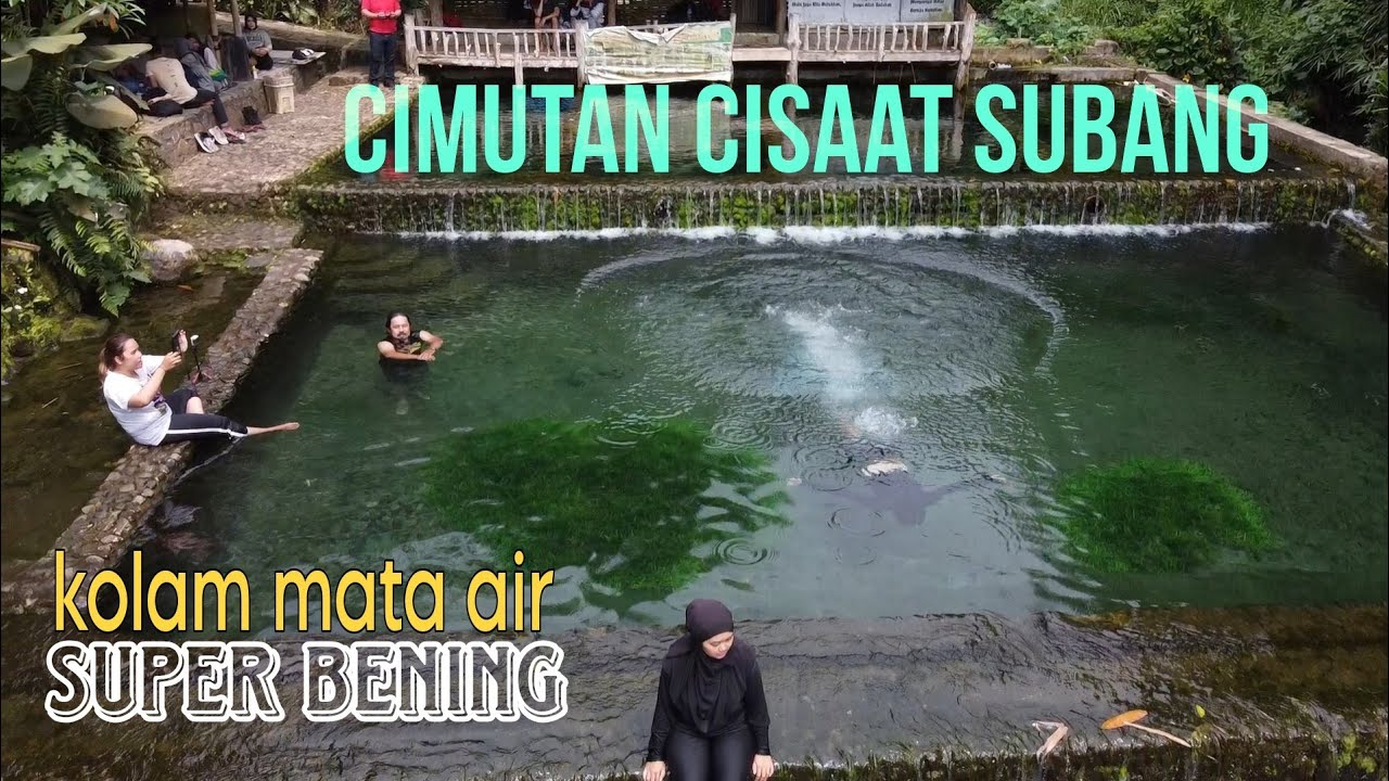 CIMUTAN CISAAT SUBANG • MATA AIR CIMUTAN CISAAT SUBANG SERASA KOLAM RENANG PRIBADI,SUPER BENING!