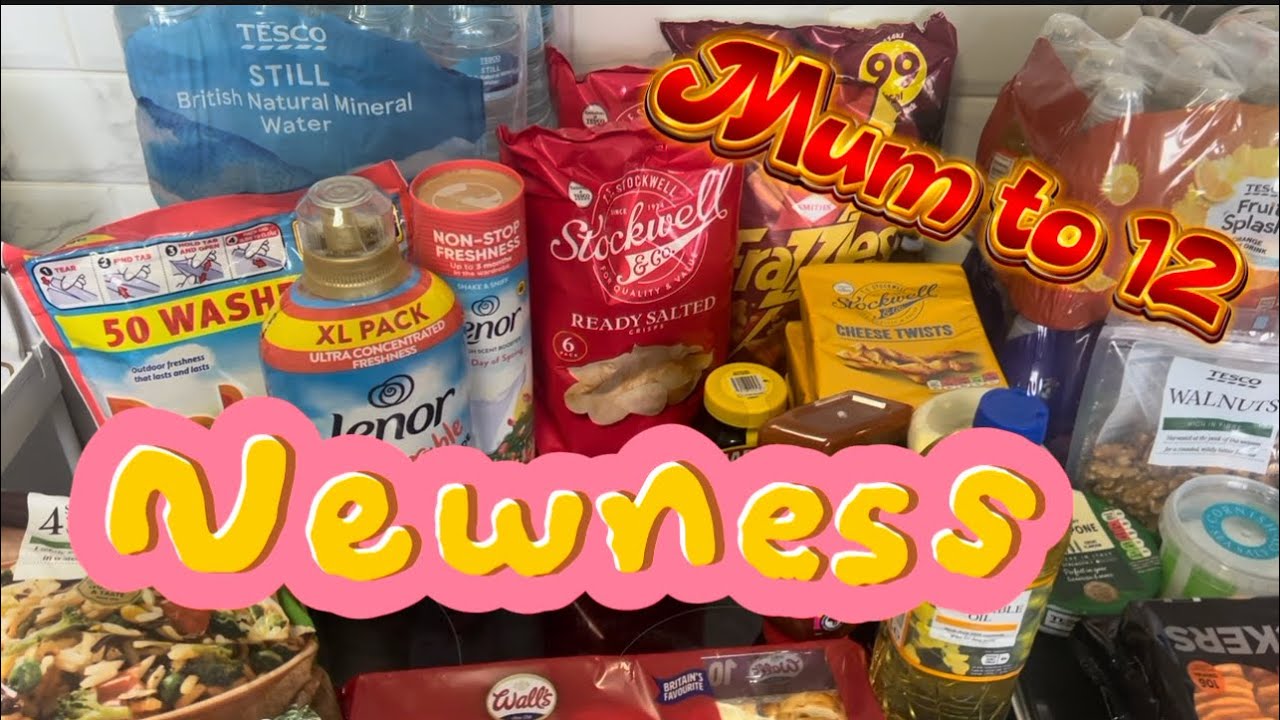 Покупки продуктов в Tesco и Aldi | Большая семья из Великобритании