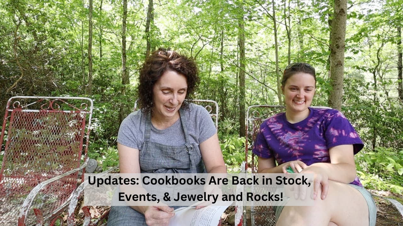 Cookbooks are Back in Stock! Upcoming Events & AMAZING Stamey Creek Creations