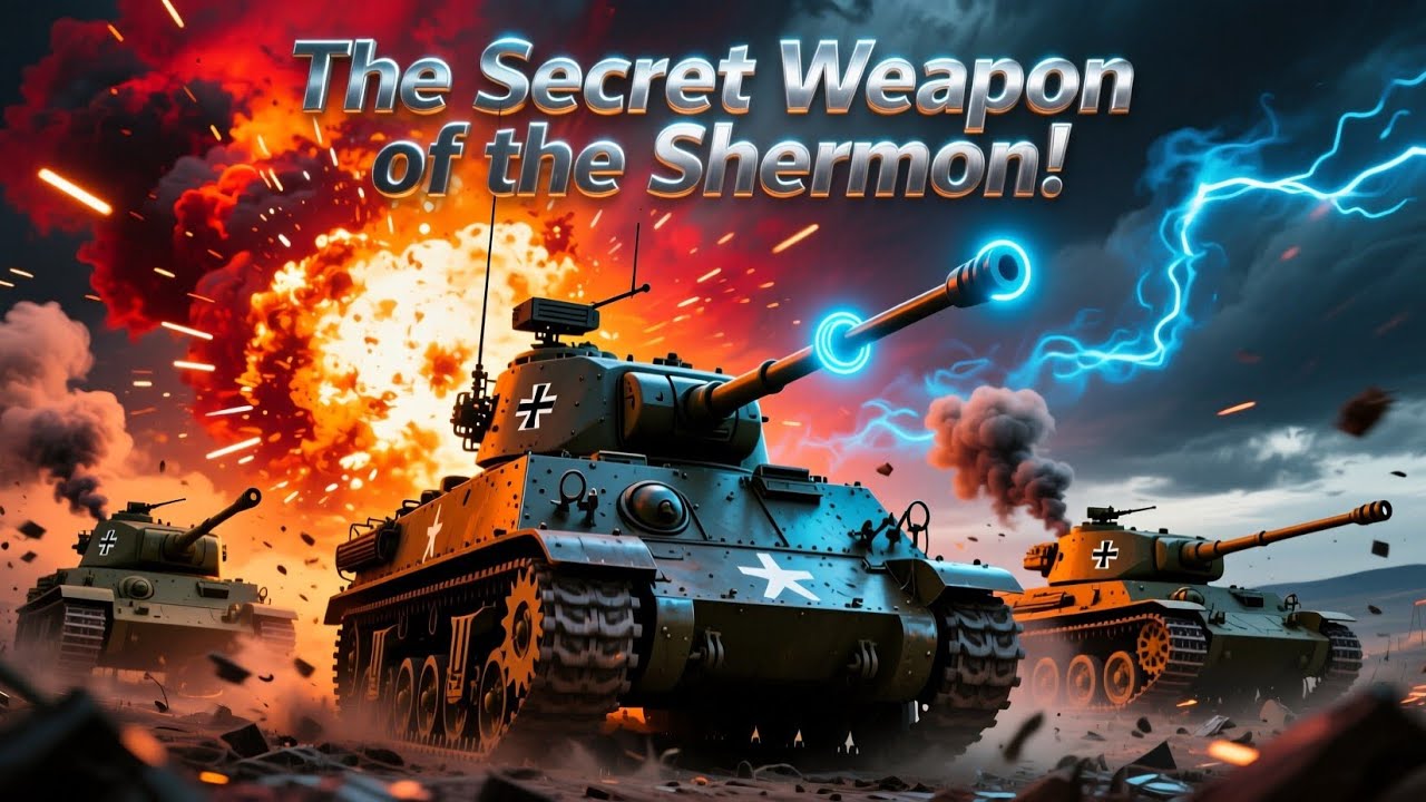 German Troops Shocked! Sherman Tanks&rsquo; Hidden Secret Changed WWII Forever