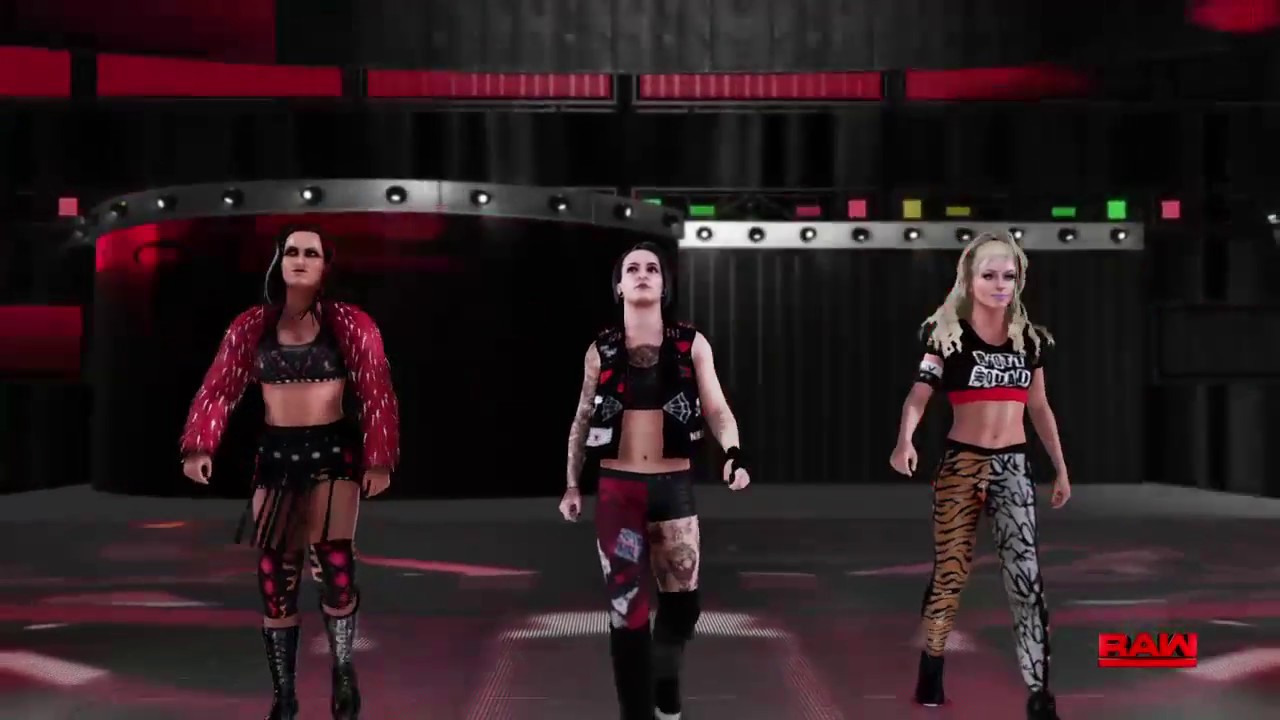 WWE 2k18 - Sasha Banks, Bayley, Ember Moon vs. The Riott Squad