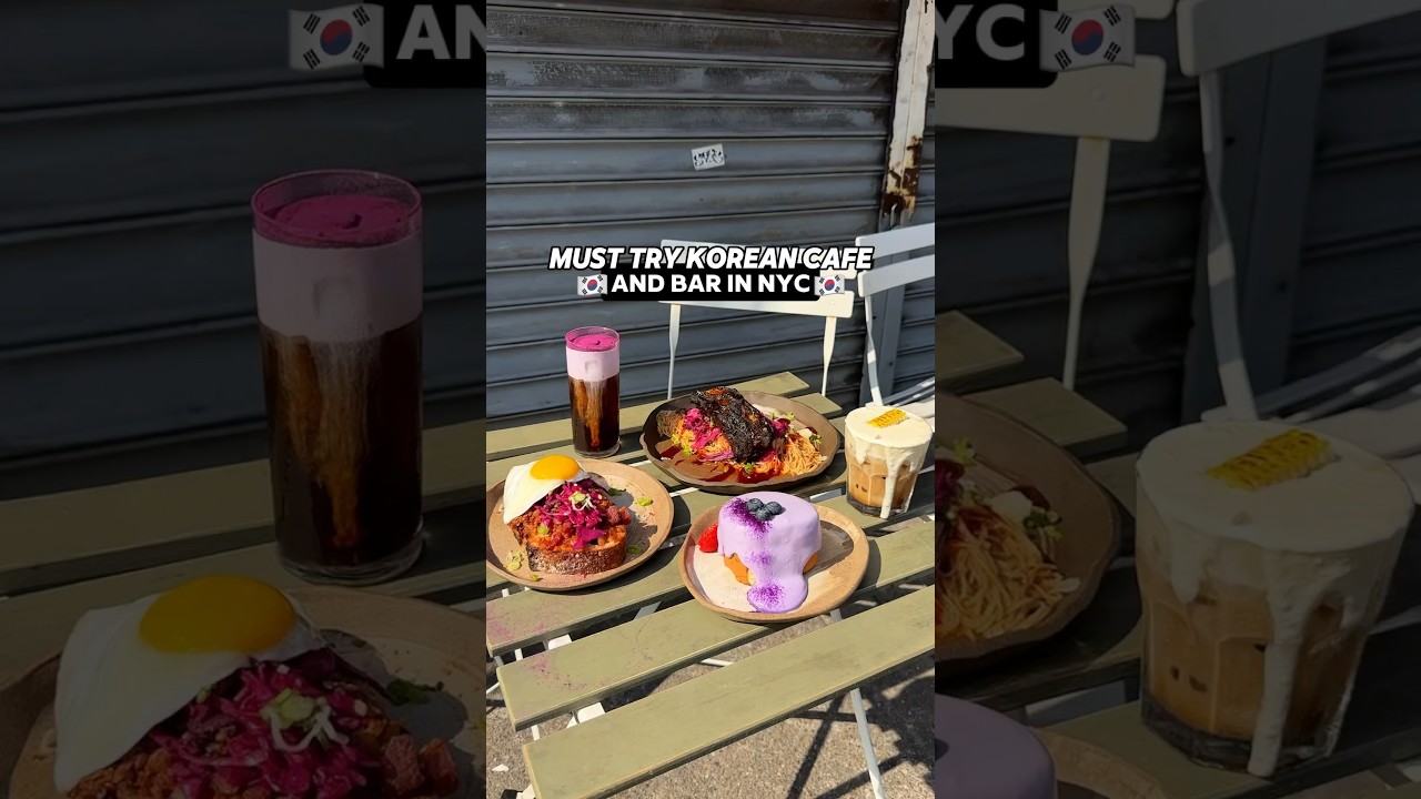 Must try Korean cafe & bar in NYC (Round K by Sol) #foodie #nyc #nycfood