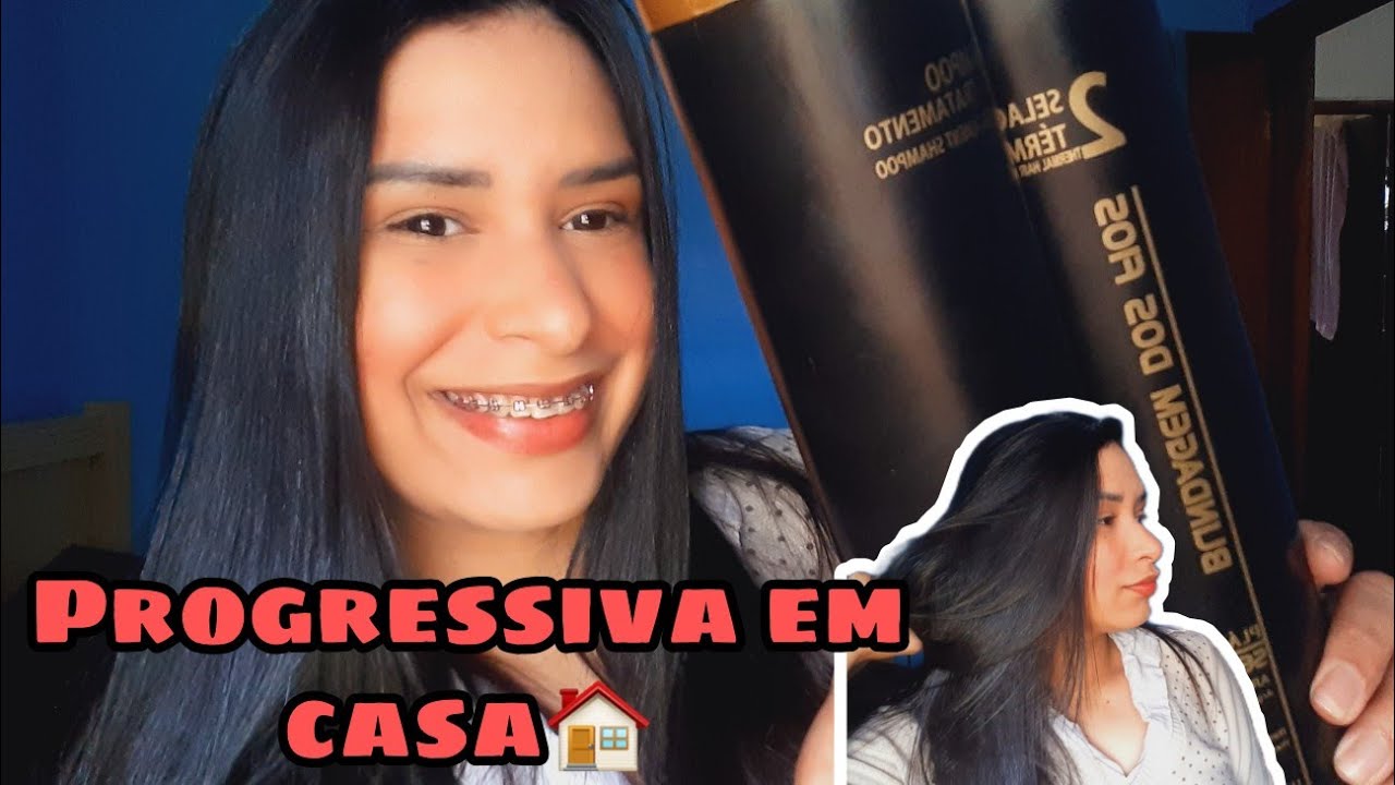 RESENHA:PROGRESSIVA   BLINDAGEM DOS FIOS/ PASSO A PASSO EM CASA✅ #cabelo #progressiva #passoapasso