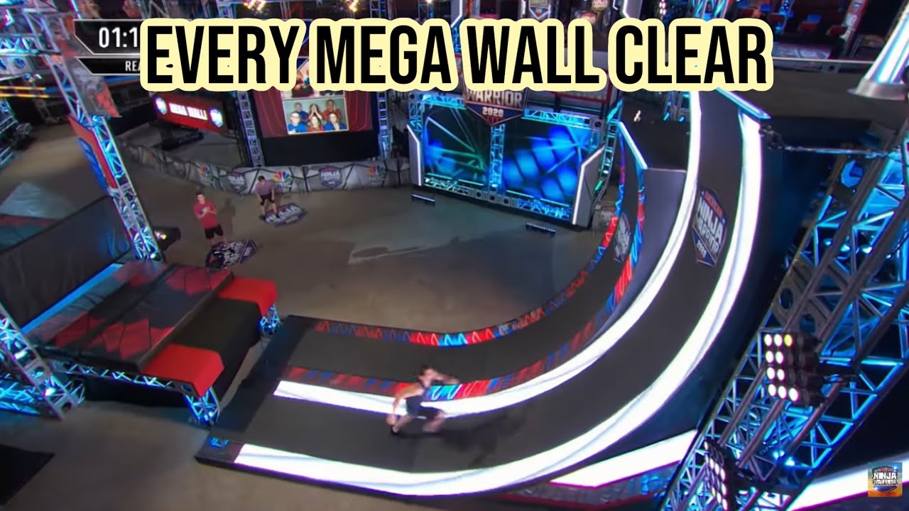 Every Mega Wall Clear in American Ninja Warrior