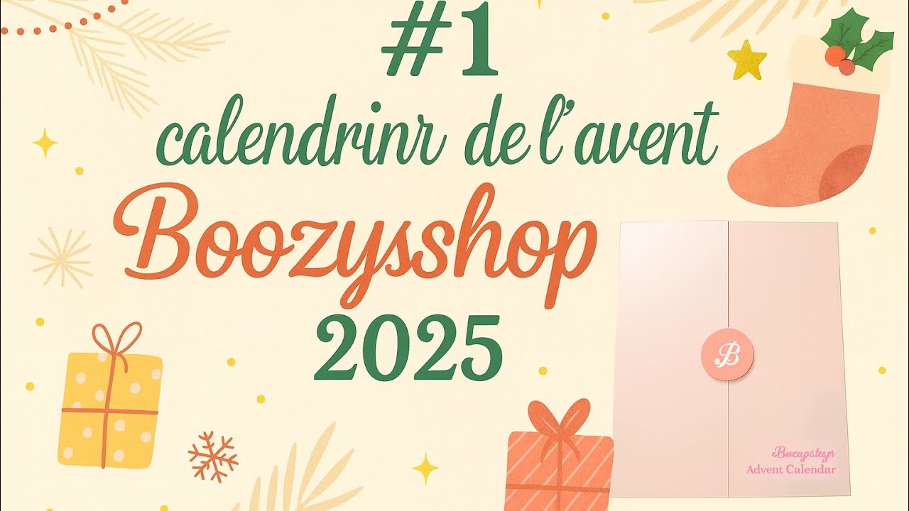 #1 Calendrier avent : boozycshop 2025 