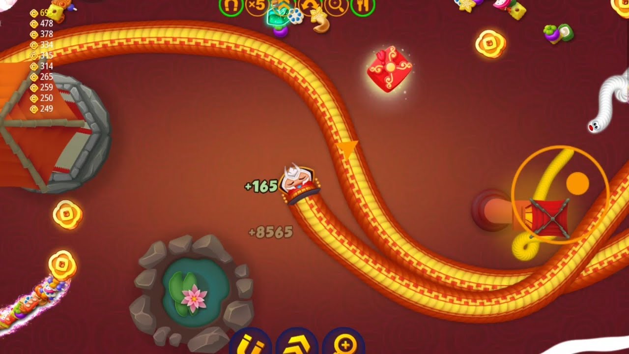 🐉1.4 🧧 🏮🏮🏮🏮New Lunar Worm Skin! Chinese New Year Event | Worms Zone, Emperor Worm