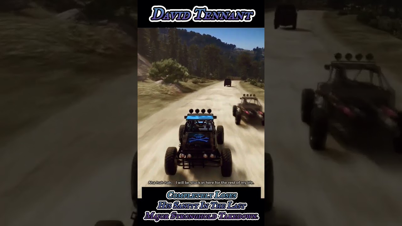 David Tennant Loses His Sanity In Just Cause 3. Poor Guy. ☺️