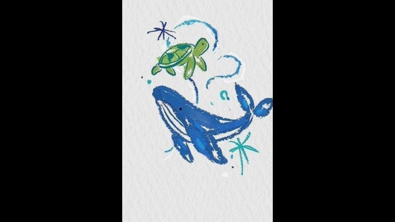 Aesthetic Ocean Creature Drawing Ideas