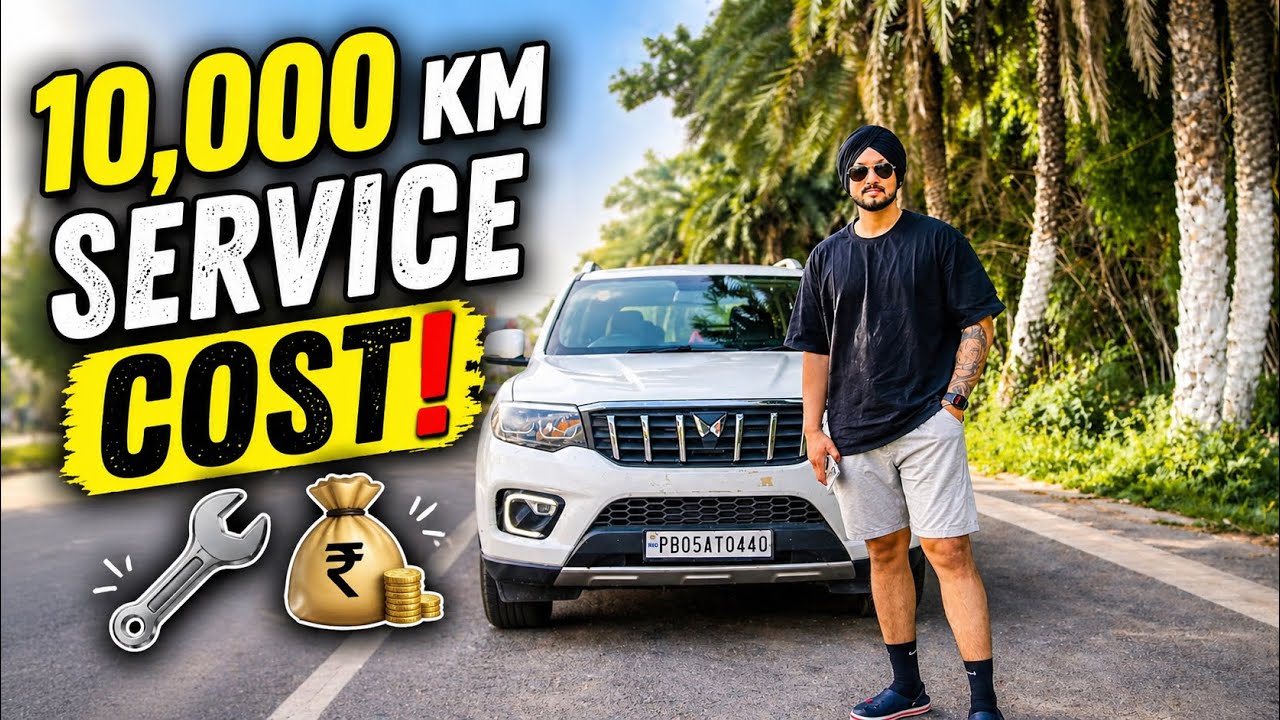 SCORPIO N 10,000km SERVICE || AAJ TOYOTA KI YAAD AAGGI 🥺|| #scorpion #mahindra #mahindrascorpio 