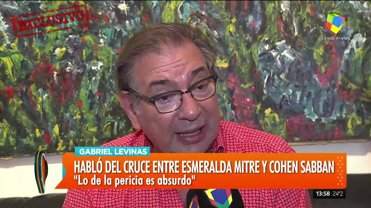 Gabriel Levinas defendi&oacute; a Esmeralda Mitre aniquil&oacute; a Cohen Sabban