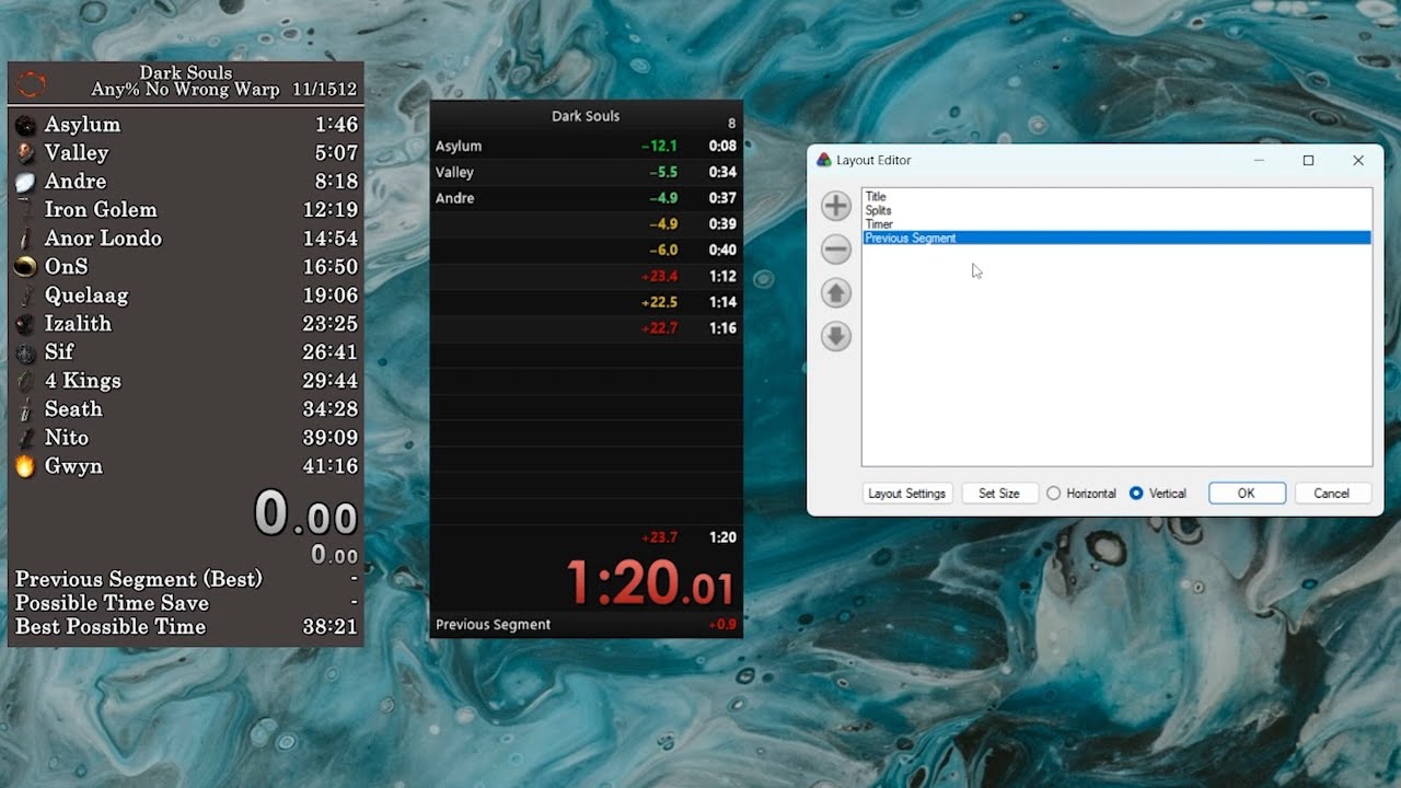 Part 3 - Setting up Livesplit for Dark Souls Speedruns