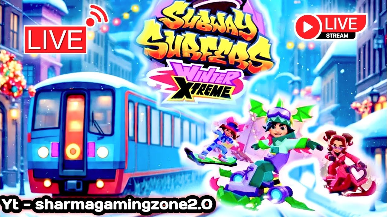 Subway surfers winter xtreme ❄️ Marathon 😱💥🥵 hd live streaming 🤩 #subwaysurfers