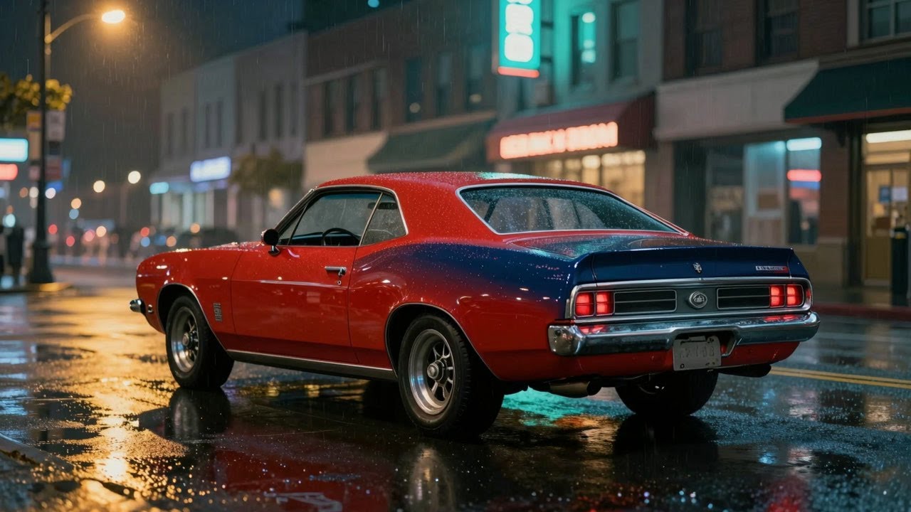 Midnight Cruise: 70s American Muscle Cars & Liquid DnB for Relaxing Vibes 🏎️✨🌙