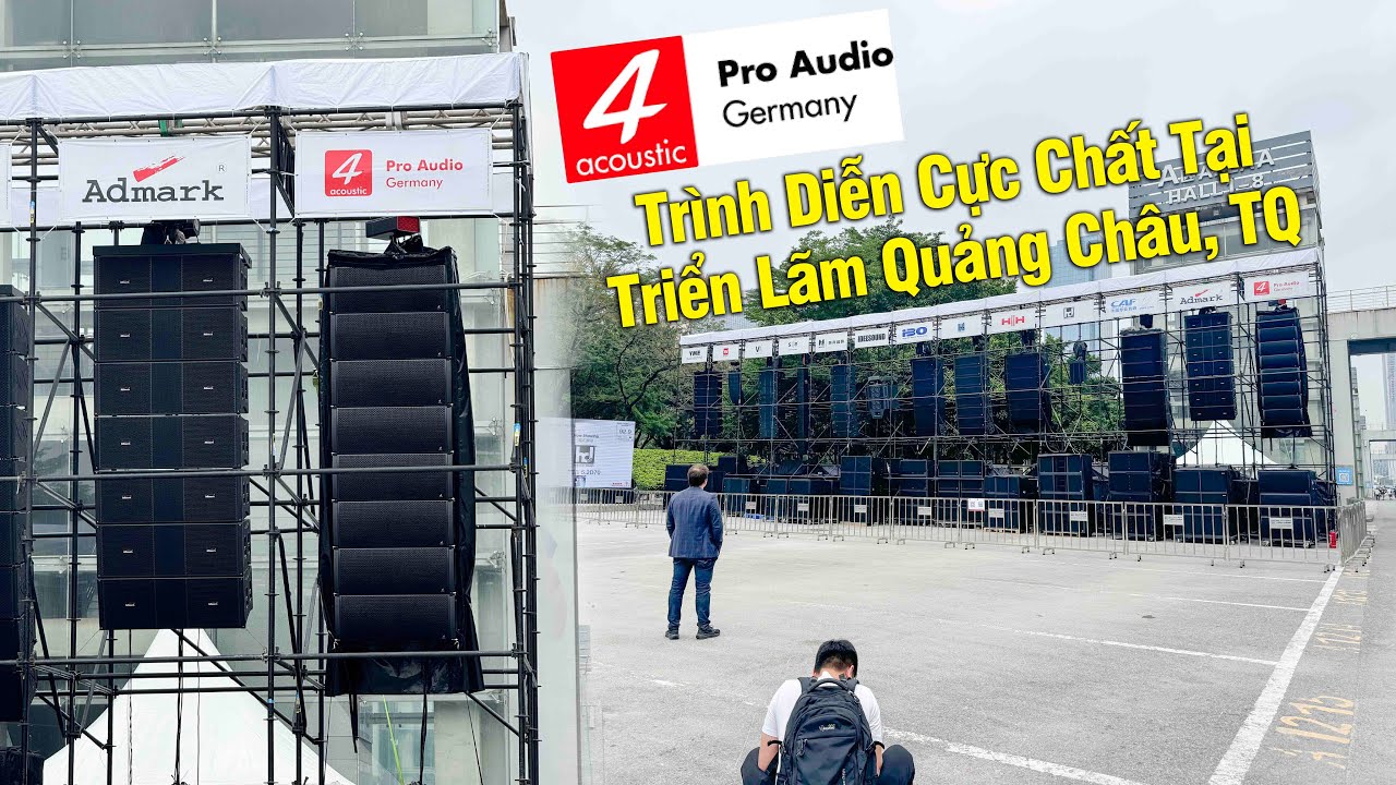 Impressive 4Acoustic Line Array Performance at Guangzhou Exhibition
