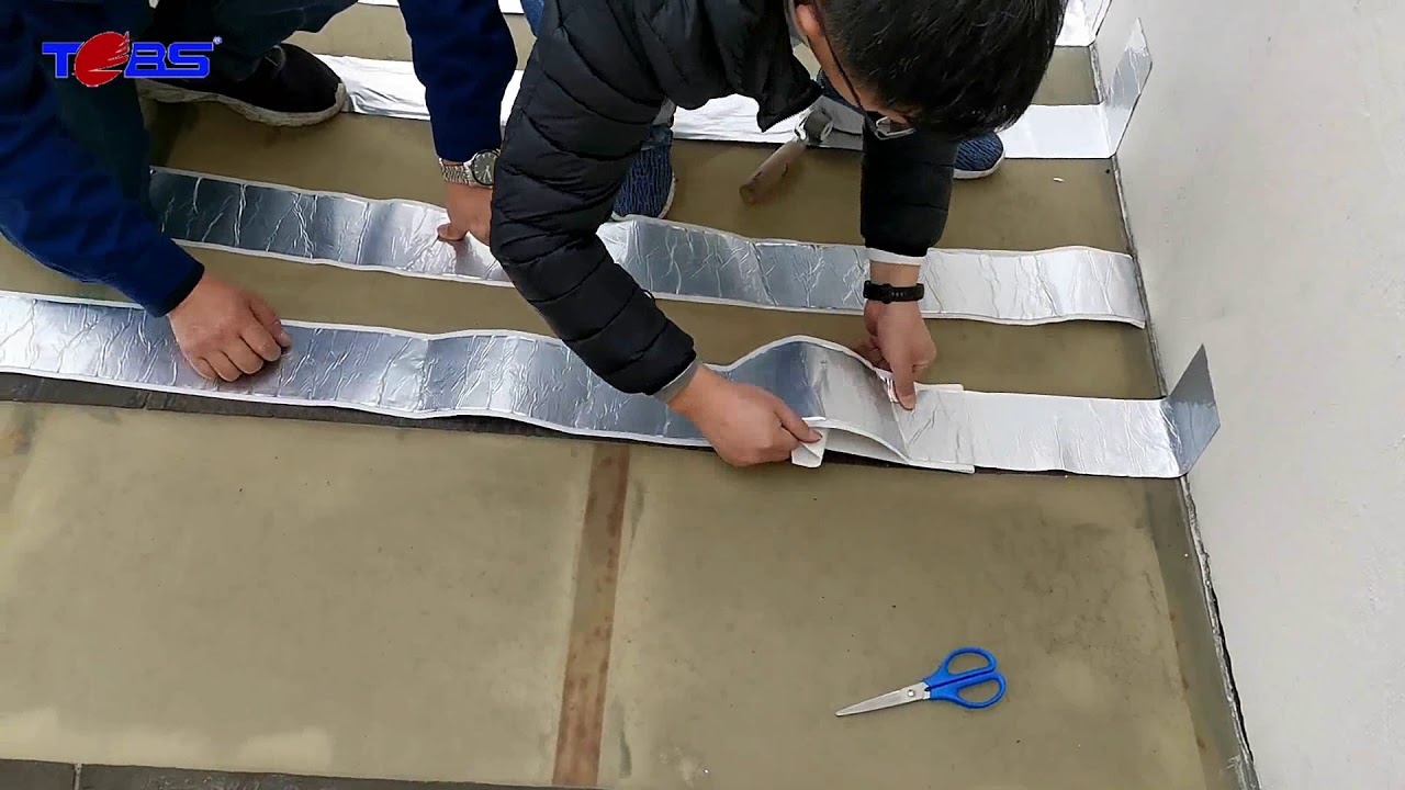 Butyl aluminum foil tape