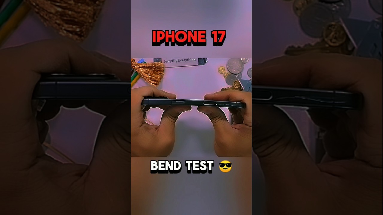 iphone 17 bend test/durability test #iphone17