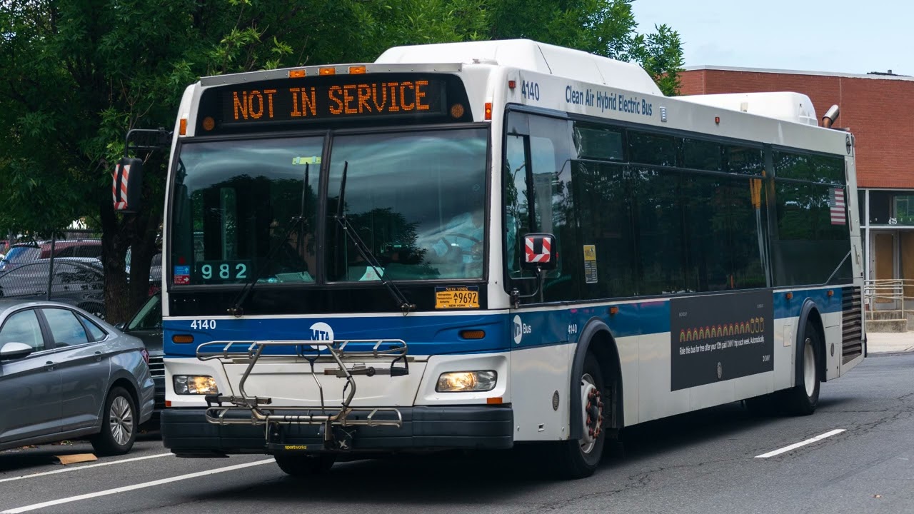 MTA Bus: 2009 Orion VII NG HEV #4140 [Audio Recording]
