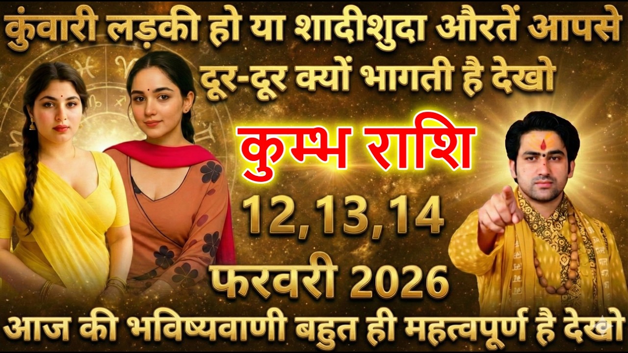 कुम्भ राशि कुंवारी लड़की हो या शादीशुदा औरते आपसे दूर-दूर क्यों भागती है देखो