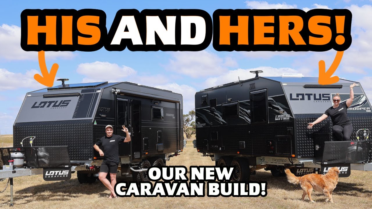 BUILDING OUR NEW OFFROAD LOTUS CARAVAN! WE OWN TWO CARAVANS, ONE EACH?! 😲🤔