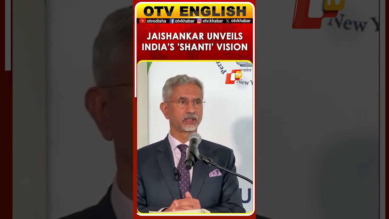 EAM Dr S. Jaishankar Unveils 'SHANTI' Vision, Calls For Rules-Based Global Order | USA