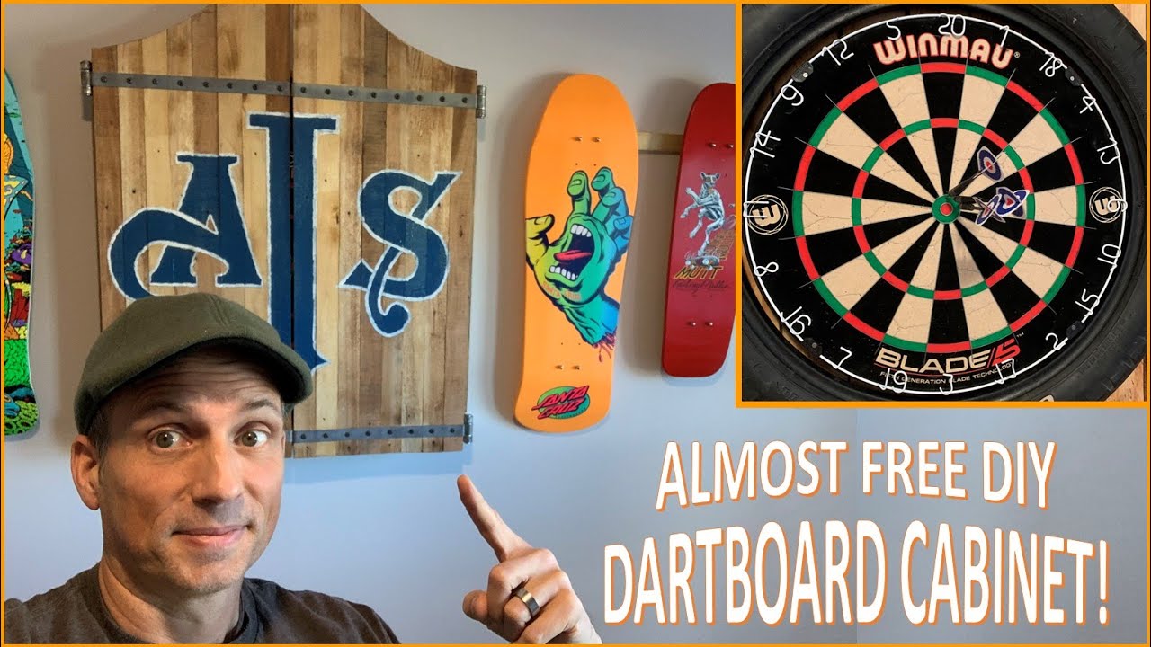 Almost Free DIY Dartboard Cabinet!