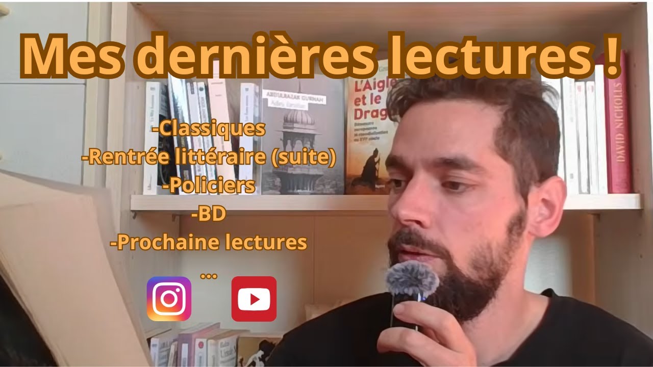 Mes dernières lectures ! Entre classiques, rentrée littéraire (partie 2), policiers, BD, PAL... 😊