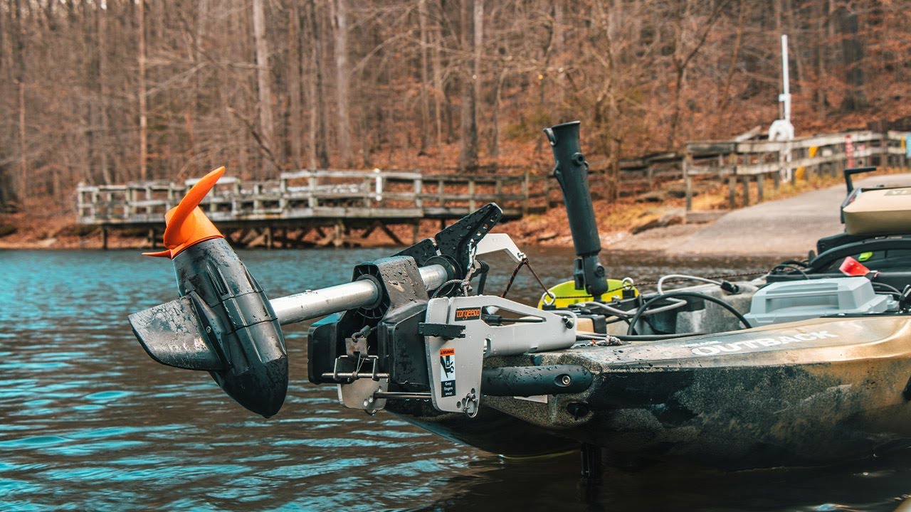 Motorized Fishing Kayak | Hobie Outback With Torqeedo Ultra Light 403