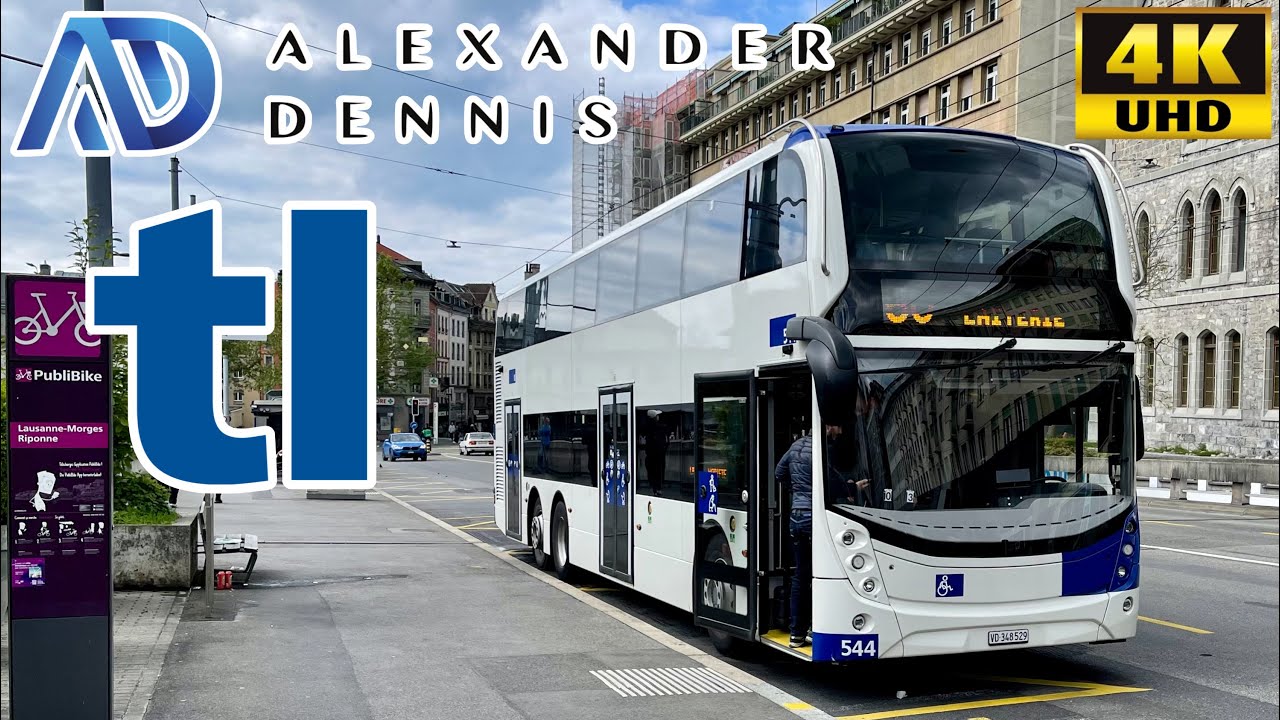 [Transport Lausanne: 60 Riponne-M. Béjart to Froideville via Cugy] Alecander Dennis Enviro500MMC