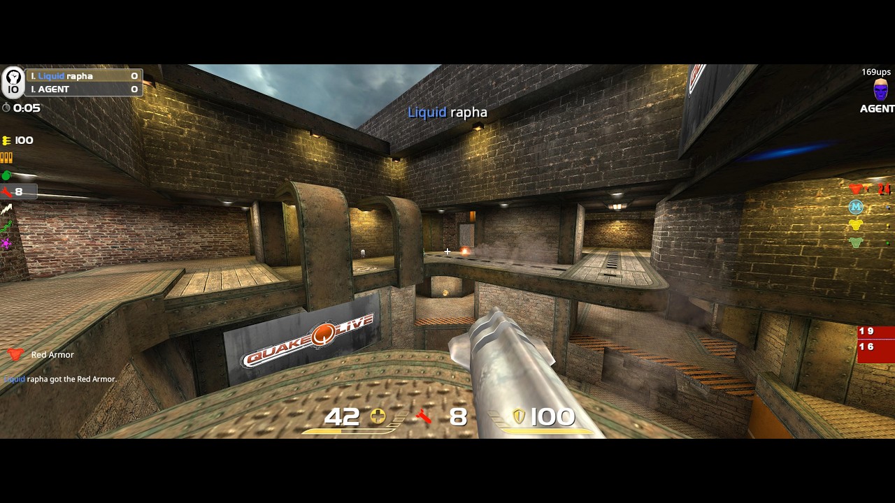 Quakelive 250 fps league / 4th season (2025-26) / Week 11 / Rapha vs Agent @ Hektik