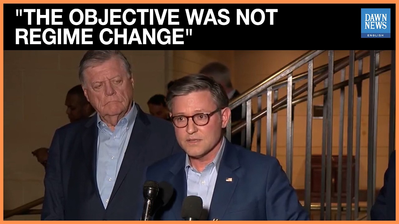 US House Speaker Johnson Says Operation Epic Fury Aimed at Iran Missiles, Not Regime Change