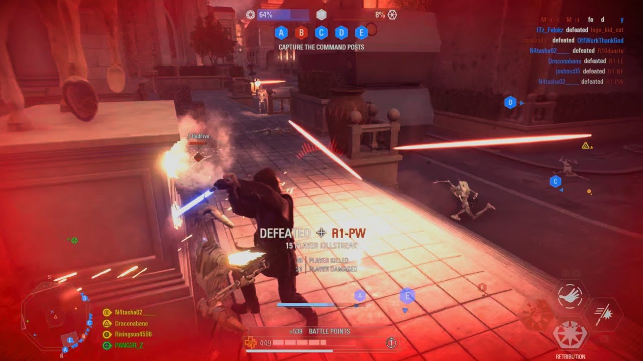 The Clones obliterate the clankers on Naboo