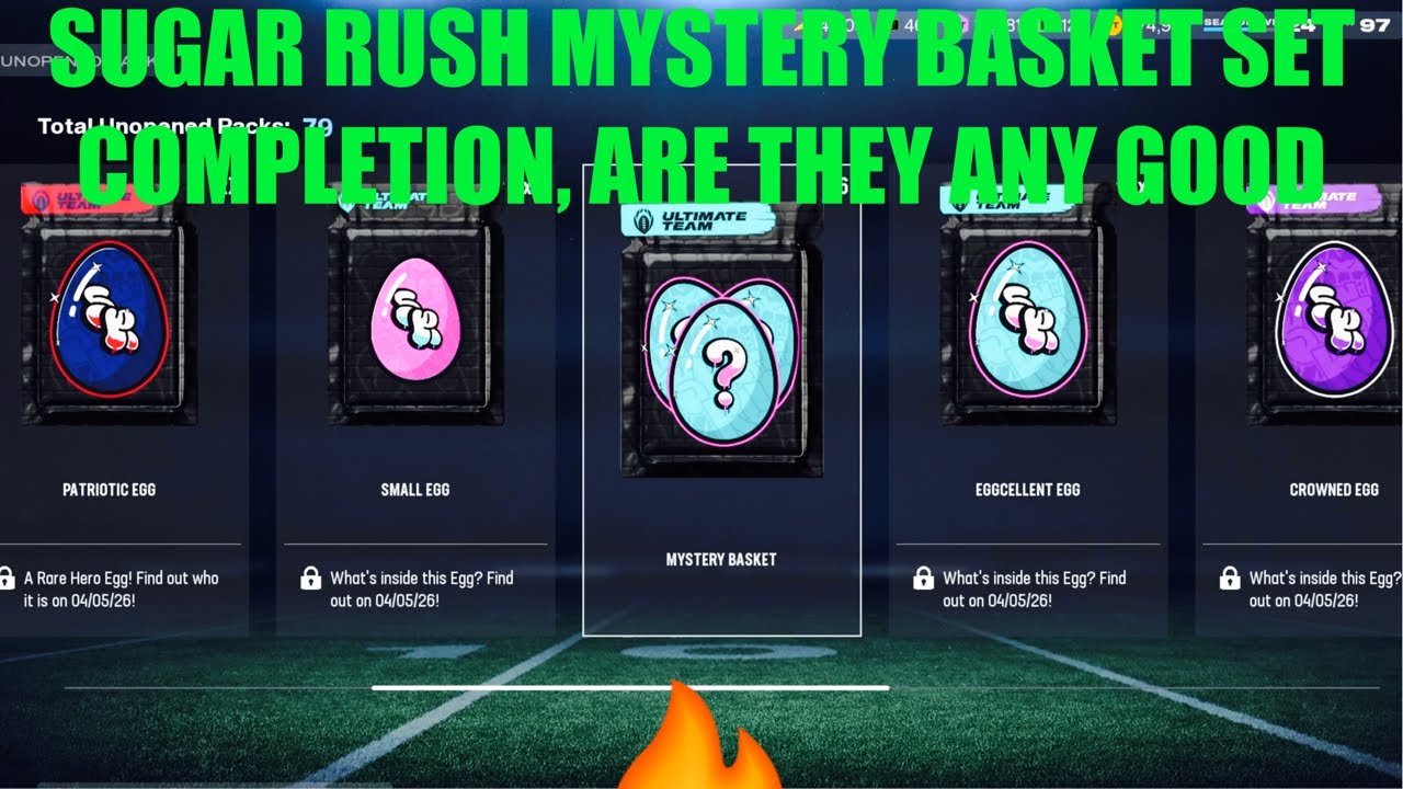 Наборы карточек Sugar Rush Mystery Basket Set: хороши ли они? Madden 26 Ultimate Team