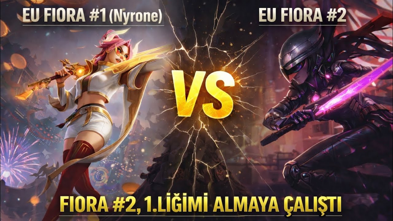 Avrupa Fiora #2, Beni Tahttan İndirmeye Çalıştı! Gnar vs Fiora | Wild Rift 