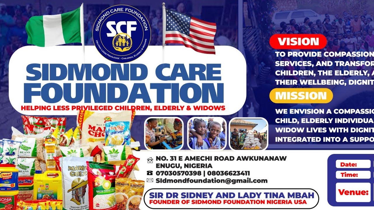 SIDMOND CARE FOUNDATION 2026 OUTREACH 