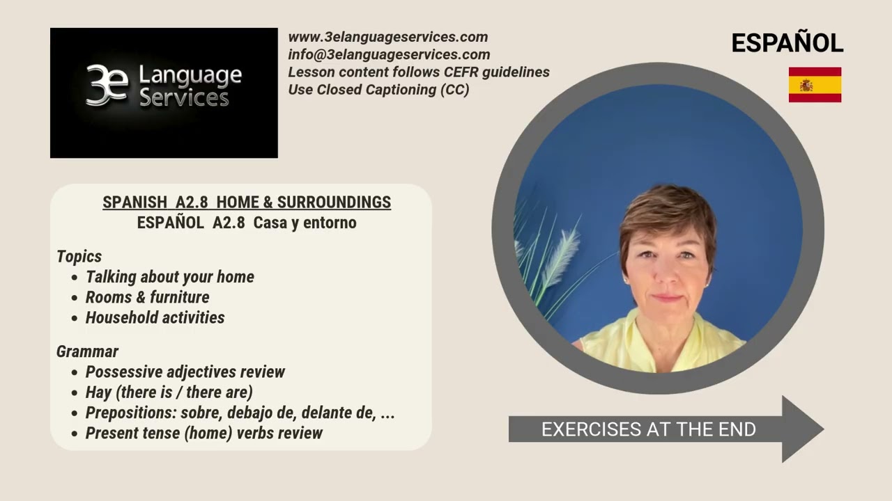 SPANISH A2 8  HOME & SURROUNDINGS