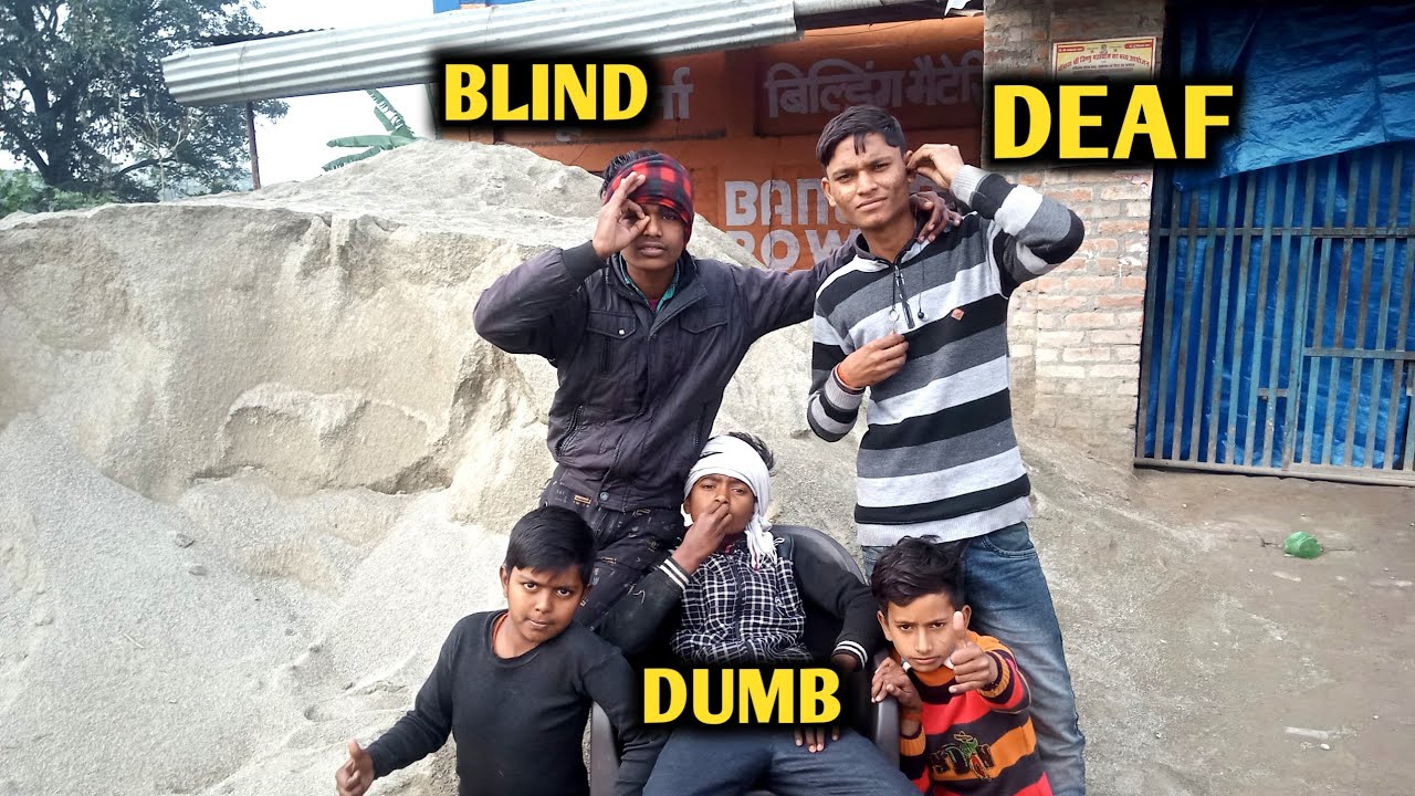 Dumb। Blind। Deaf। part 1। funny videos। Comedy videos। Turn2 fun