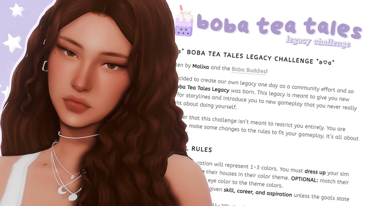 I wrote a NEW legacy challenge for the Sims 4 🧋