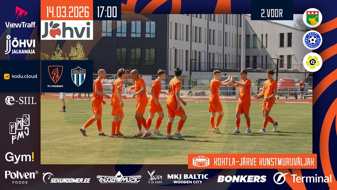 Esiliiga B: Jõhvi FC Phoenix vs JK Tallinna Kalev U21