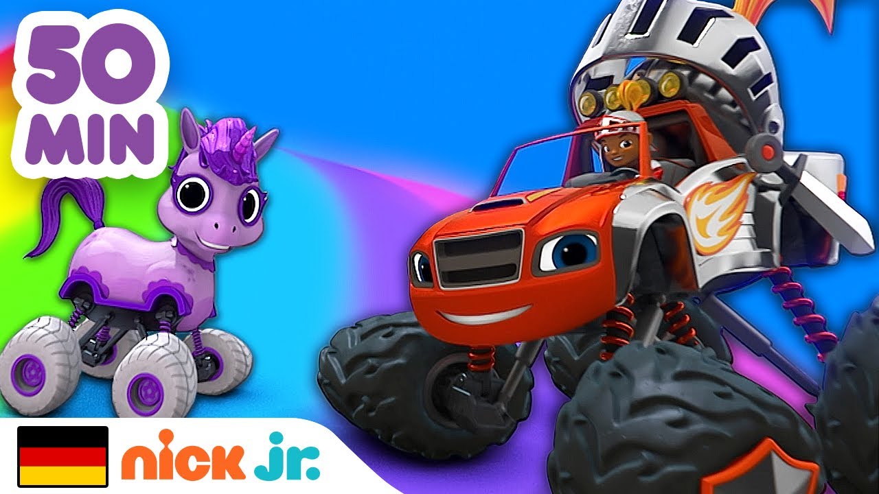 Blaze und die Monster-Maschinen | Blaze und der magische Wünsche-Reifen! | Nick Jr. Deutschland