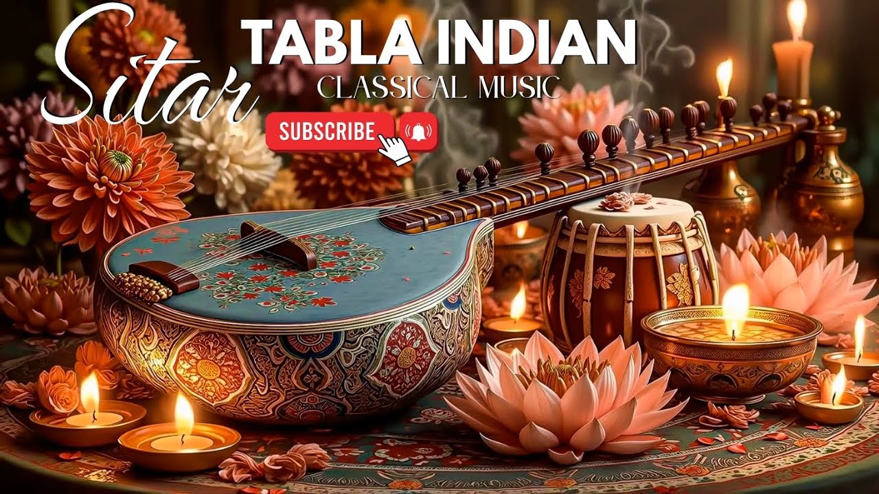 Sitar & Tabla Indian Classical Music for Deep Meditation | Relaxing Raga Sounds