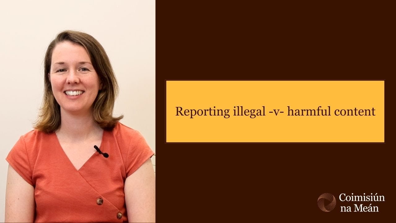 Reporting illegal -v- harmful content
